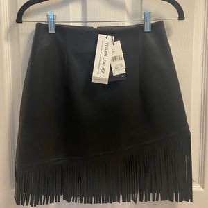 NWT BAGATELLE VEGAN LEATHER SKIRT